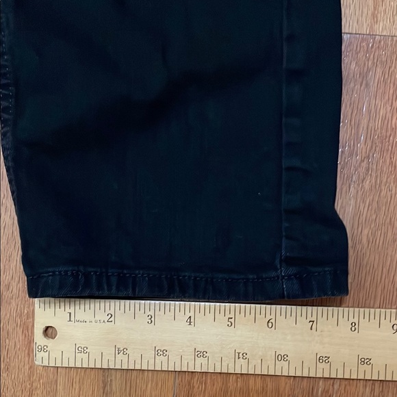 Levi's Black Jeans Men’s Tag size 36 x 34 5 Pocket Black Label - Picture 11 of 13